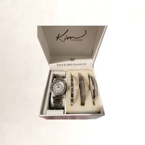 Kim rogers watch and multi bracelet set! Never worn!